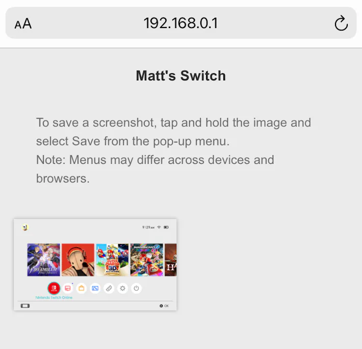The latest Nintendo Switch update makes sharing screenshots much easier
