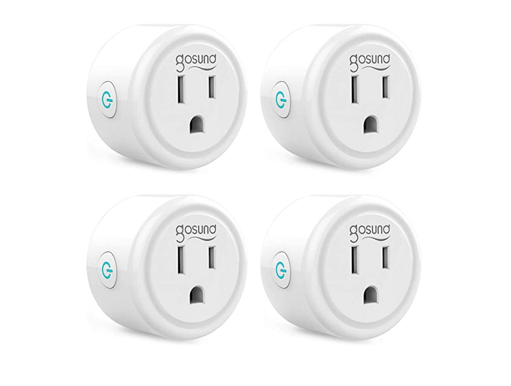 Gosund Mini WiFi Outlet Smart Plugs (4-Pack)