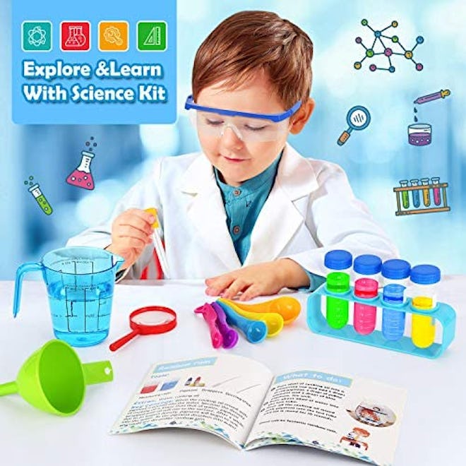a science kit is a great imaginative toy