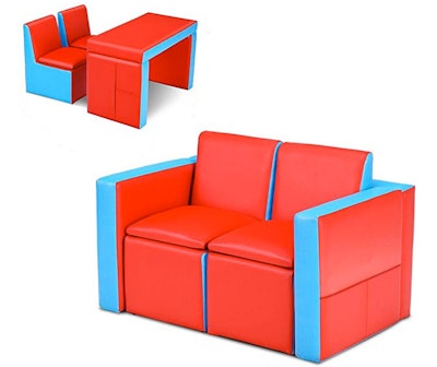 Costzon Kids 2-in-1 Double Sofa