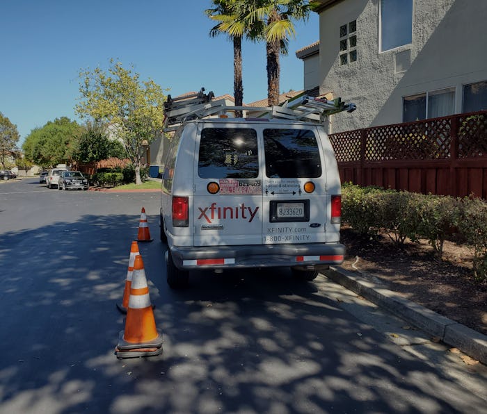 Comcast Xfinity service vehicle.