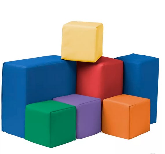foam fort building blocks