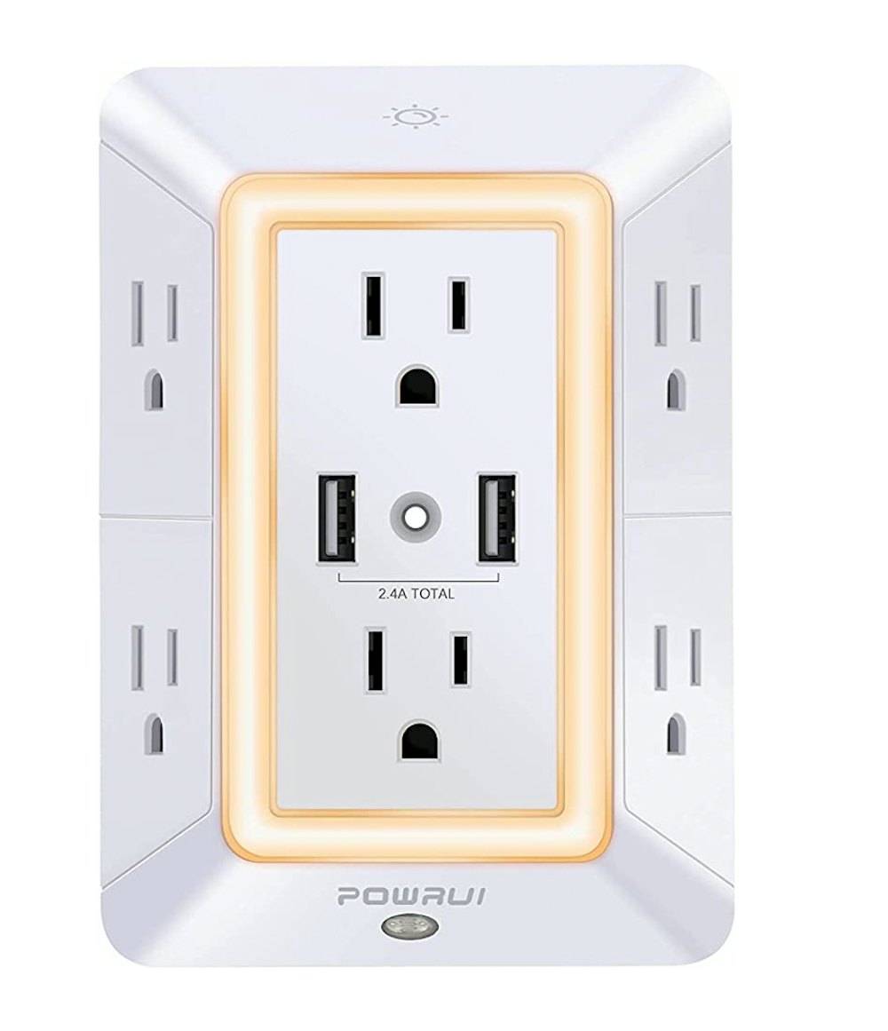 Powrui 6-Outlet USB Wall Charger