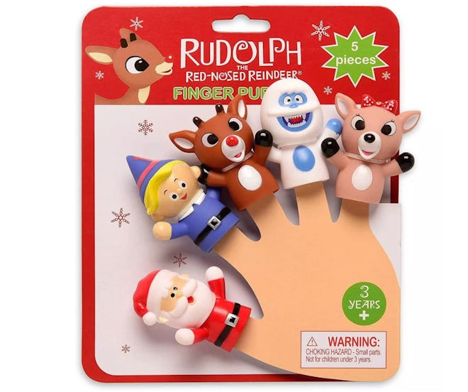 Rudolph the Red-Nosed Reindeer Finger Puppets - 5pc