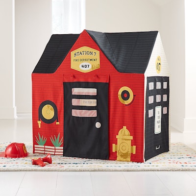 a fire station tent is a great imaginative toy