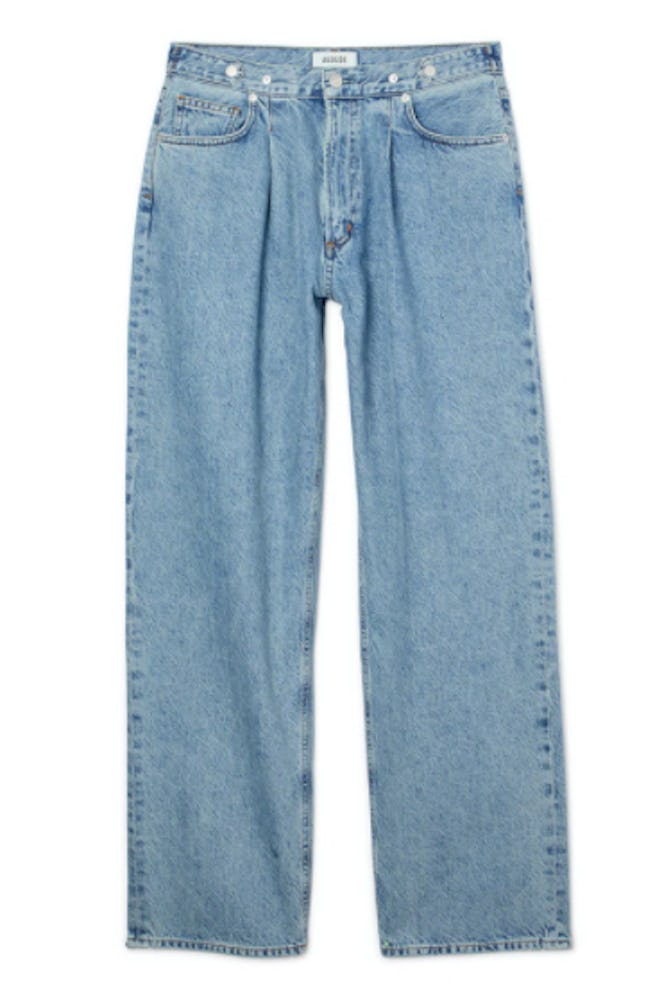 Baggy Tab High Rise Jeans