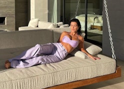 Kourtney Kardashian's home features oversized floor cushions, a cozy new trend