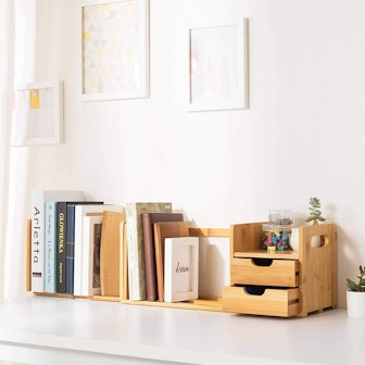 Ollieroo Bamboo Desk Organizer