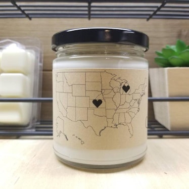 Customized Long-Distance Relationship Candle