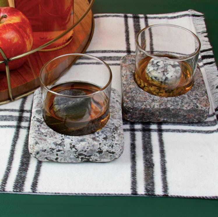 Cool Coaster Set - Whiskey and Scotch Chillers, Freezer to Table, Barware