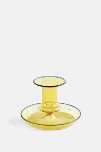 Hay Flare Candle Holder In Yellow