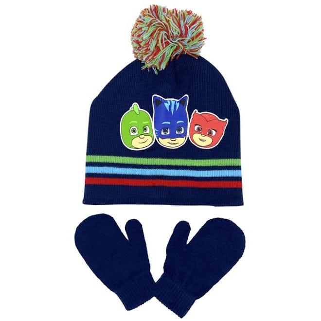 PJ Masks Boys Winter Hat & Mittens Set