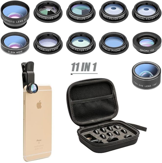 Mocalaca 11-In-1 Phone Lens Kit