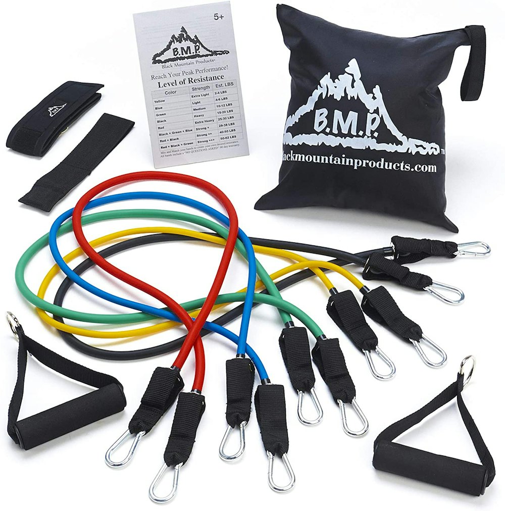Black Mountain Products Resistance Band Set (Set of 8)