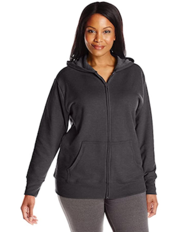 Just My Size Plus-Size Full-Zip Hoodie