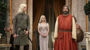 Rhaegar, Daenerys and Illyrio in the 'Game of Thrones' series