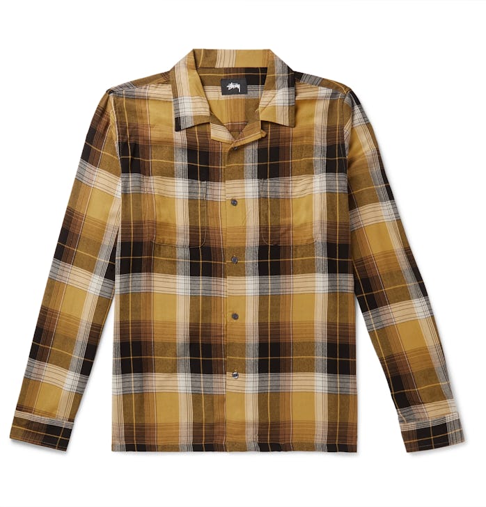 Stüssy Camp Collar Checkered Flanne