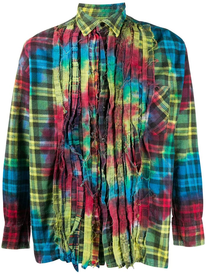 Needles Graffiti Plaid Shirt