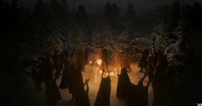 A screenshot from Taylor Swift's "Willow" music video.