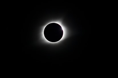 The total eclipse of the sun