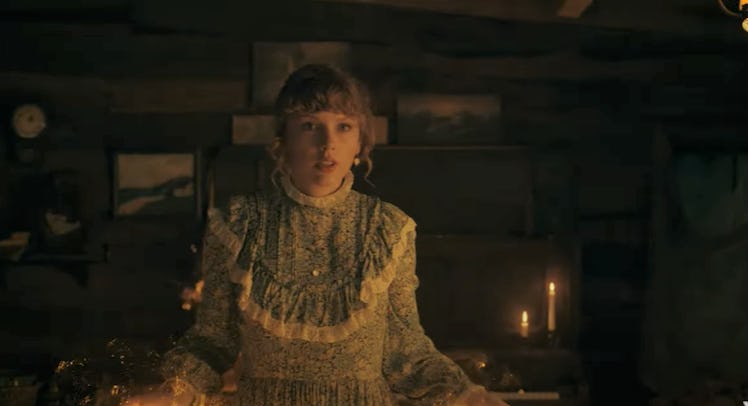 A screenshot from Taylor Swift's "Willow" music video.