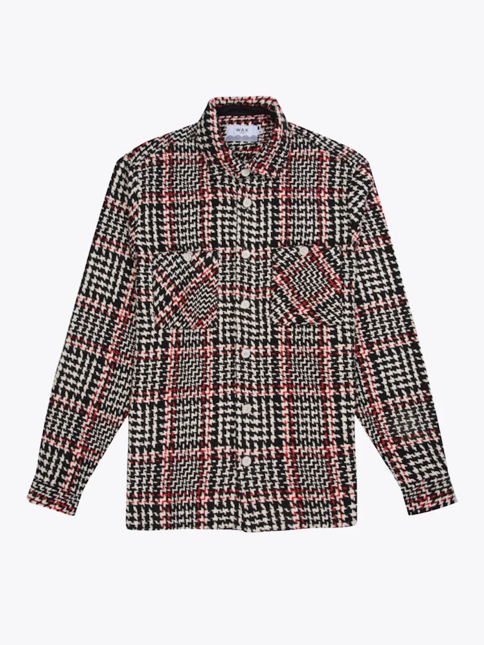 Wax London Whiting Overshirt Black Beatnik