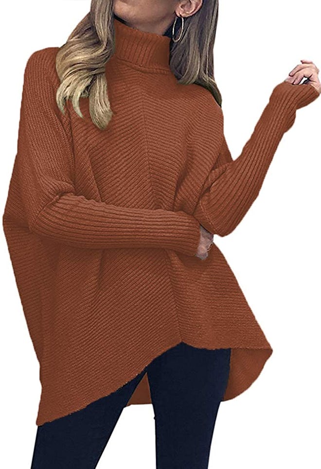 ANRABESS Women's Turtleneck Sweater