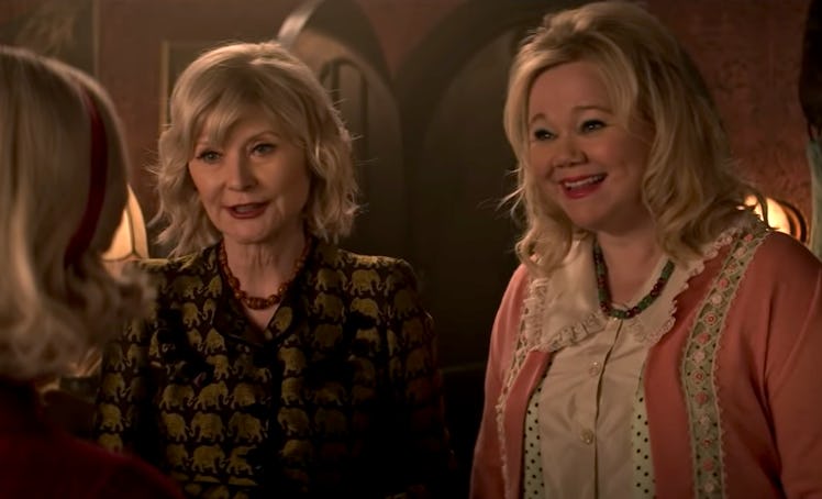 Hilda and Zelda from 'Sabrina the Teenage Witch' appear in 'Chilling Adventures of Sabrina' Part 4.