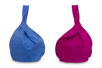 Hada Fuchsia and Bright Blue Tote