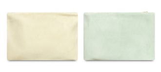 Aura Mint and Beige Pouch