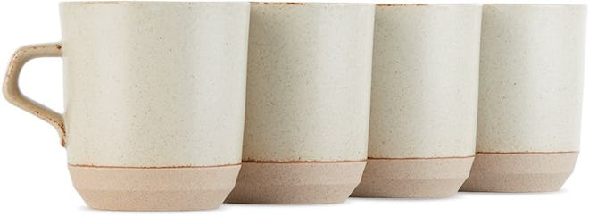 Beige Large Ceramic Lab CLK-151 Mug Set