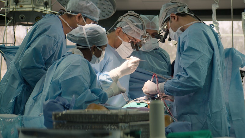 Dr. Devi Shetty in 'The Surgeon's Cut' via Netflix's press site
