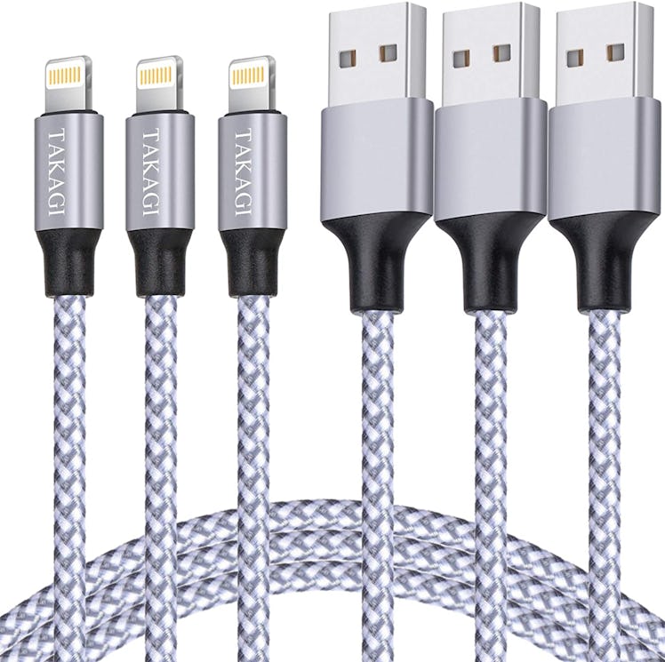 TAKAGI Nylon Braided Lightning Cables (3-Pack)