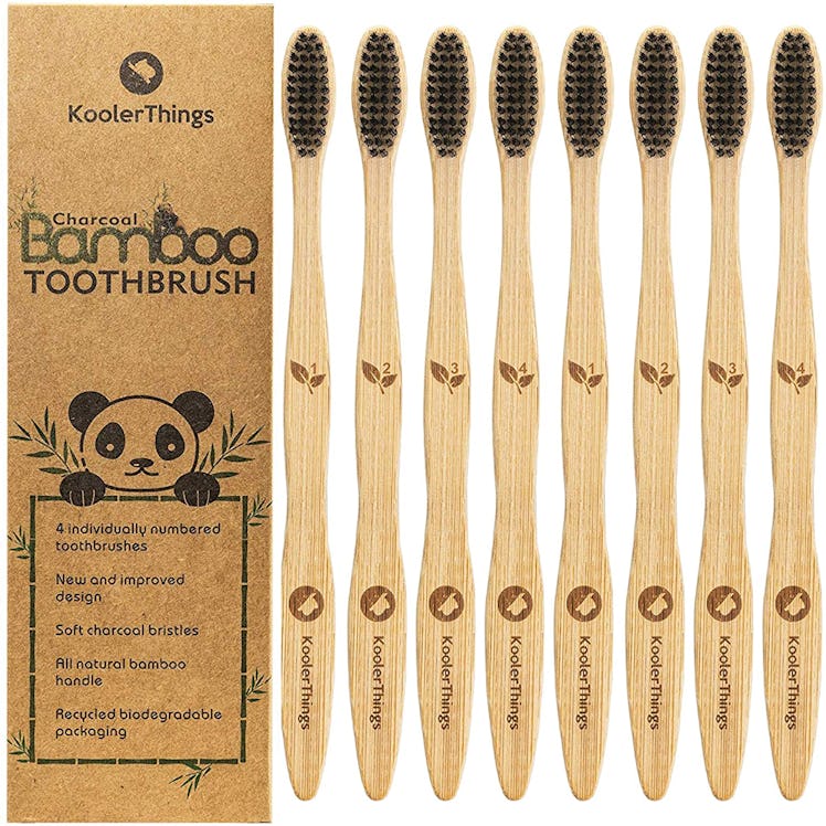 KoolerThings Charcoal Toothbrushes (8-Pack)