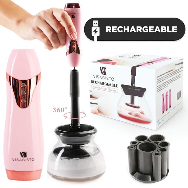 Visagisto Electric Makeup Brush Cleaner