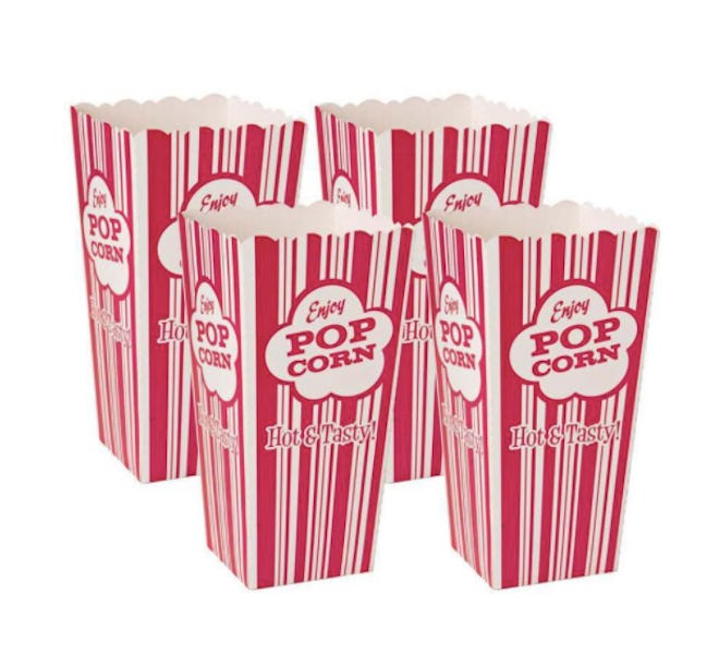 Set Of 4 Popcorn Cups 