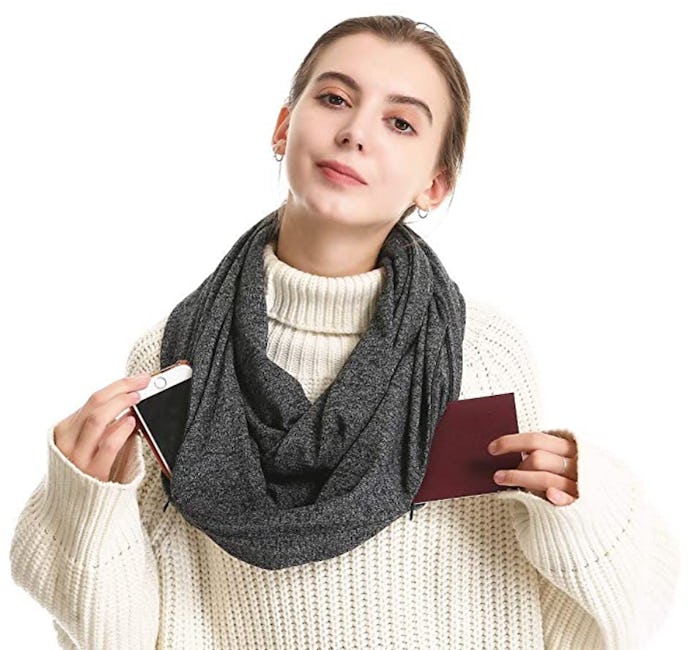 TwoYek Infinity Scarf with Pockets