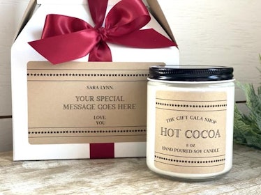 Hot Cocoa Candle Gift