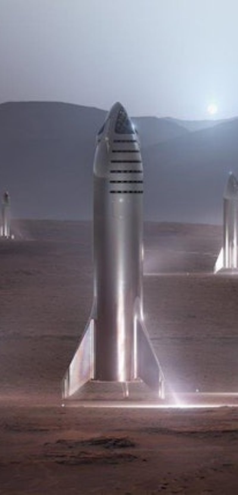 SpaceX SN8 before its launch on December 9