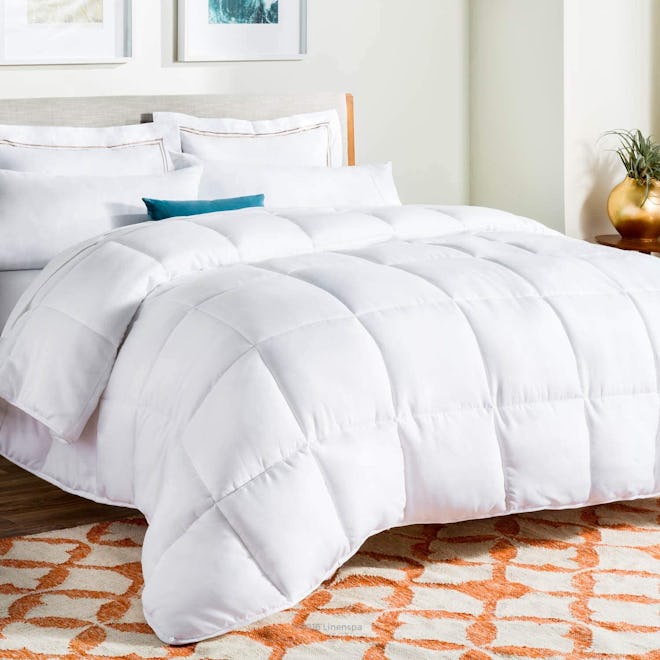 This down-alternative comforter is one of the softest comforters.
