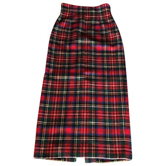 Vintage Wool Maxi Skirt Size 42 IT