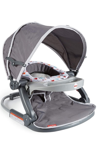 Featuring an adjustable canopy, this Fisher-Price On-The-Go Sit-Me-Up Floor Seat is one of the best ...