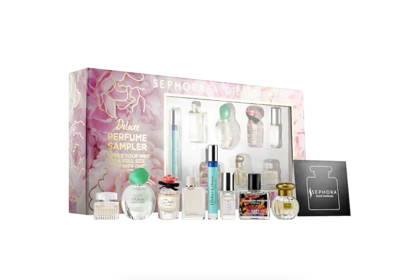 macy's sample perfume set