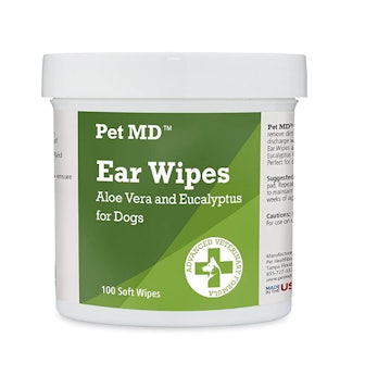 Pet MD Dog Ear Wipes (100 Count)