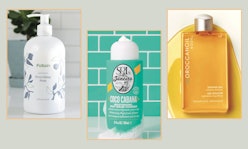 Three bottles of best luxurious body washes