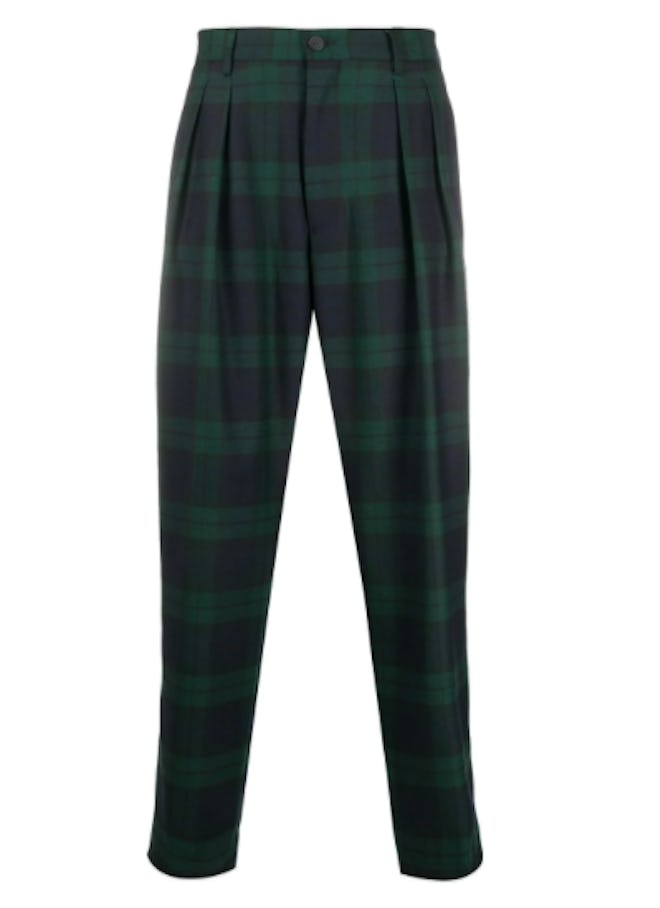 Tommy Hilfiger Check Straight-Leg Trousers