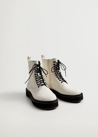 Lace-up Leather Boots