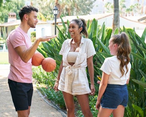 Brendan and Tayshia in The Bachelorette, via ABC press site.