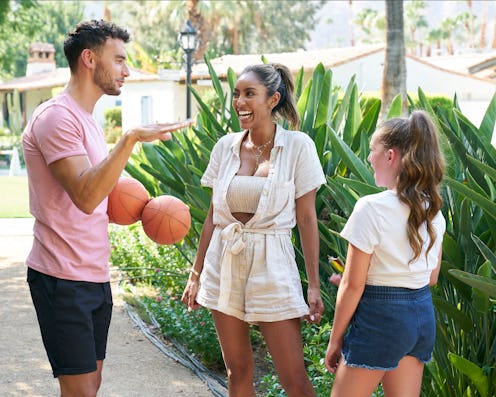 Brendan and Tayshia in The Bachelorette, via ABC press site.