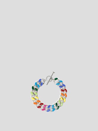 Unicorn Rainbow Chunky Chain Link Bracelet